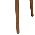 Baxton Studio Wyatt Mid-Century Modern Walnut Wood Dining Chair (Set of 2)