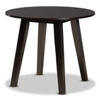 Baxton Studio Derya Modern Transitional Grey Fabric Upholstered and Dark Brown Finished Wood 5-Piece Dining Set