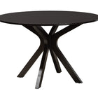 Baxton Studio Asli Modern Espresso Brown Faux Leather and Wood 7-Piece Dining Set
