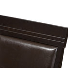 Baxton Studio Thea Modern and Contemporary Dark Brown Faux Leather Upholstered Dining Chair (Set of 2)