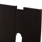 Baxton Studio Alani Modern and Contemporary Dark Brown Faux Leather Upholstered Dining Chair (Set of 2)