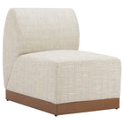 Zuo Christy Armless Chair Beige