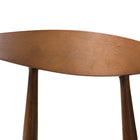 Baxton Studio Flora Mid-Century Modern Black Faux Leather Upholstered Walnut Finished Counter Stool (Set of 2)