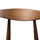 Baxton Studio Flora Mid-Century Modern Black Faux Leather Upholstered Walnut Finished Bar Stool (Set of 2)