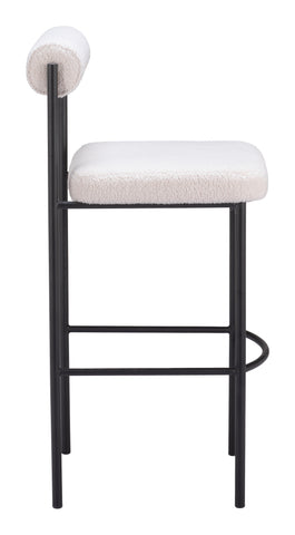 Zuo Livorno Barstool (Set of 2) Ivory
