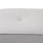 Baxton Studio Corinne Modern and Contemporary Light Grey Fabric Upholstered Ottoman