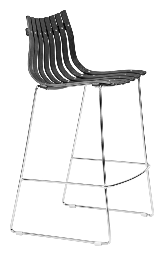 Zuo Beaufort Barstool (Set of 2) Black