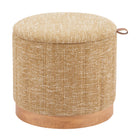 Zuo Fije Storage Ottoman Oat Yellow