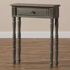 Baxton Studio Noemie Country Cottage Farmhouse Brown Finished 1-Drawer Console Table