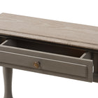 Baxton Studio Noemie Country Cottage Farmhouse Brown Finished 1-Drawer Console Table