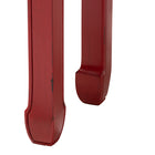 Baxton Studio Pomme Classic and Antique Red Finished Wood Bronze Finished Accents 6-Drawer Console Table