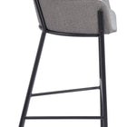 Zuo Bremor Barstool Slate Gray