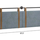 Zuo Zeva Floating Queen Headboard Gray