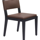 Zuo Roxas Dining Chair (Set of 2) Brown