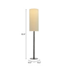 Zuo Lumaris Solar Floor Lamp Black