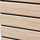 Baxton Studio Miren Mid-Century Modern Light Oak and Dark Grey 5-Drawer Chest