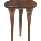 Zuo Spiker Side Table Walnut