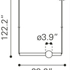 Zuo Adeo Ceiling Lamp Brass