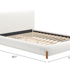 Zuo Baris Queen Bed Ivory
