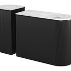 Zuo Ormara Console Table Set (2-Piece) White & Black