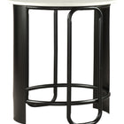 Zuo Obel Side Table White & Black