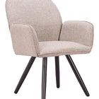 Zuo Sieve Swivel Dining Chair (Set of 2) Beige