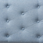 Baxton Studio Michaela Modern and Contemporary Light Blue Fabric Upholstered Storage Ottoman