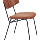 Zuo Charon Dining Chair (Set of 2) Vintage Brown