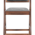 Zuo Delhi Counter Stool (Set of 2) Gray & Walnut