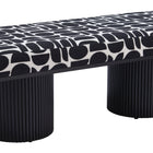 Zuo Botoia Bench Black & White