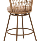 Zuo Islamorada Swivel Barstool Brown