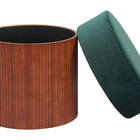 Zuo Boto Storage Ottoman Green