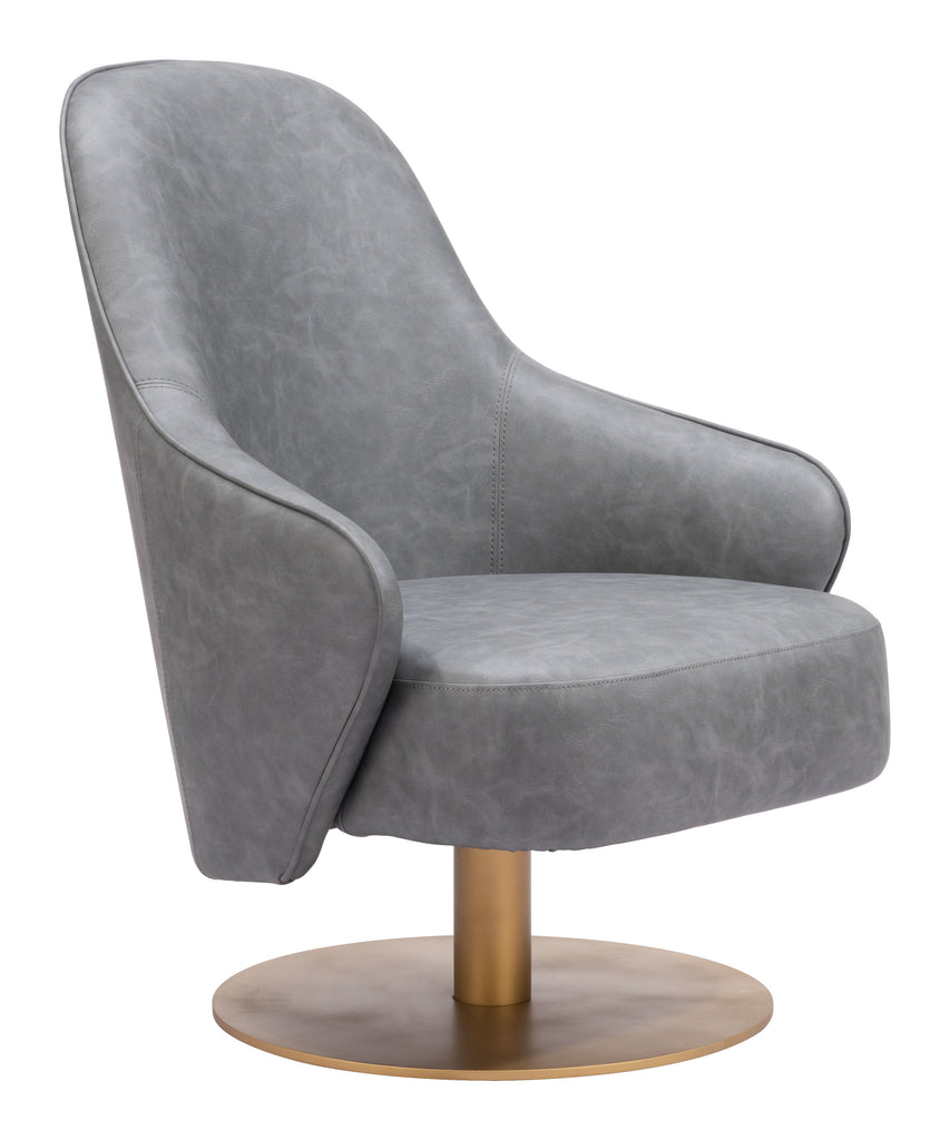 Zuo Withby Accent Chair Gray