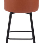 Zuo Keppel Swivel Barstool Brown