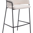 Zuo Marcel Barstool (Set of 2) Cream