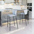 Zuo Linz Barstool (Set of 2) Gray