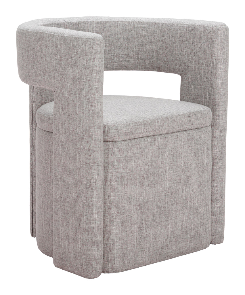 Zuo Papua Dining Chair Gray