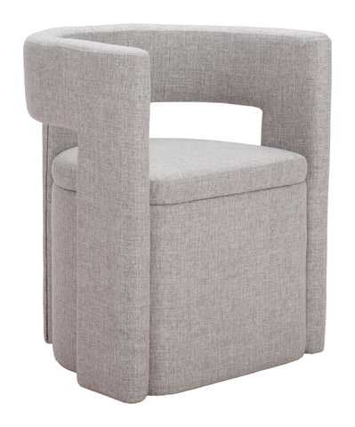 Zuo Papua Dining Chair Gray