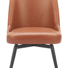 Zuo Keppel Swivel Dining Chair (Set of 2) Brown