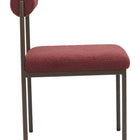 Zuo Livorno Dining Chair Red & Bronze