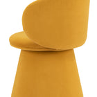 Zuo Oblic Swivel Dining Chair Orange