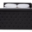 Baxton Studio Alena Modern and Contemporary Dark Grey Fabric Upholstered Full Size Daybed with Trundle