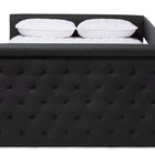 Baxton Studio Amaya Modern and Contemporary Dark Grey Fabric Upholstered Queen Size Daybed