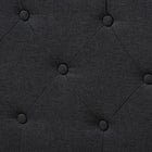 Baxton Studio Amaya Modern and Contemporary Dark Grey Fabric Upholstered Queen Size Daybed