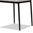 Baxton Studio Armand Modern and Contemporary White Faux Leather Upholstered Dining Chair (Set of 4)