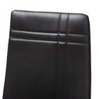 Baxton Studio Matiese Modern and Contemporary Black Faux Leather Upholstered Dining Chair (Set of 4)