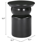 Zuo Colombo Side Table Black