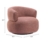 Zuo Venezia Swivel Chair Brown