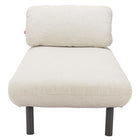 Zuo Aperto Chaise Beige