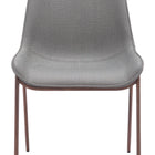 Zuo Magnus Dining Chair (Set of 2) Slate Gray & Walnut